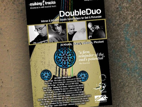 DoubleDuo | Making Tracks | Flyer + Poster