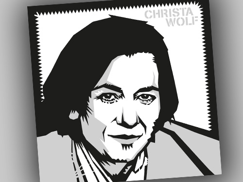 Rosa Luxemburg Stiftung | Ikone | Christa Wolf | 2019 | Illustration