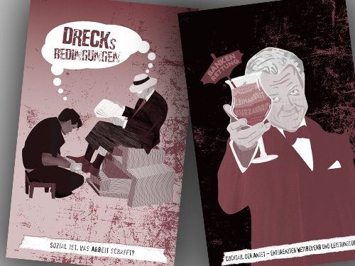 Rosa Luxemburg Stiftung | Reihe »argumente« | 2019 | Illustrationen