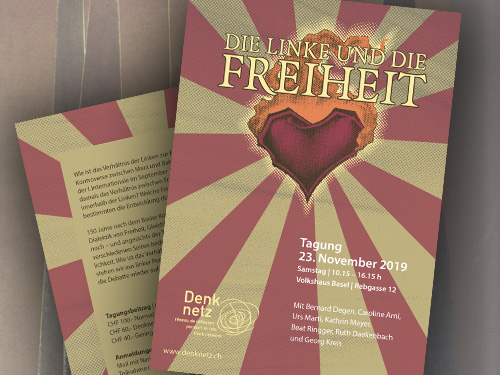 Denknetz | Die Linke und die Freiheit | 2019 | Flyer