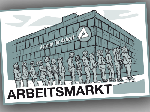 Rosa Luxemburg Stiftung | Prekarität | Illustrationsserie